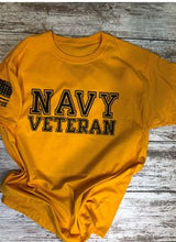 Load image into Gallery viewer, Navy Veteran T-Shirt