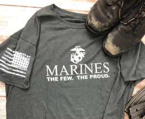Marines Few The Proud T-Shirt white or black print