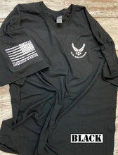 Load image into Gallery viewer, Air Force T-Shirt Pocket Size Logo on Chest