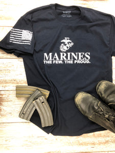 Marines The Few The Proud one Color