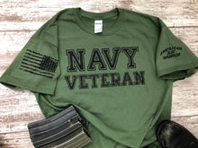 Load image into Gallery viewer, Navy Veteran T-Shirt