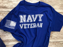 Load image into Gallery viewer, Navy Veteran T-Shirt