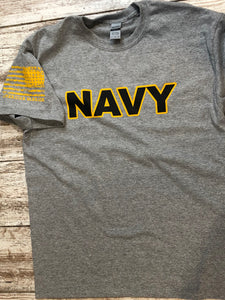 Navy Gold & Black T-Shirt