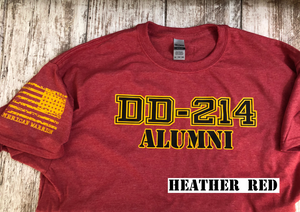 DD-214 Alumni Gold & Black T-Shirt